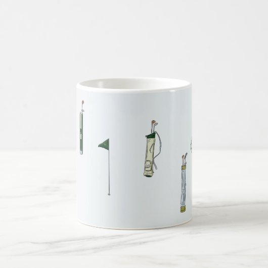 Golf Kaffeetasse (Mittel)