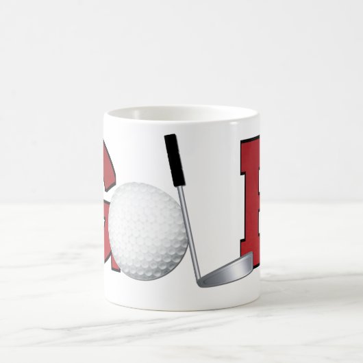 Golf Kaffeetasse (Mittel)