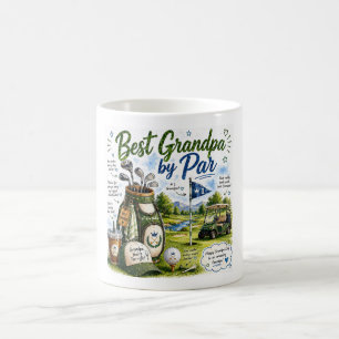 Golf Kaffeetasse Bester Opa von par