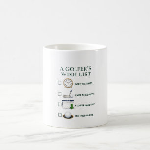 Golf-Kaffeetasse Golfer Humor Geschenk Golf-Spruch Kaffeetasse
