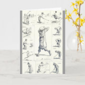 Golf Karte (Gelbe Blume)