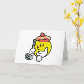 Golf Karte (Gelbe Blume)