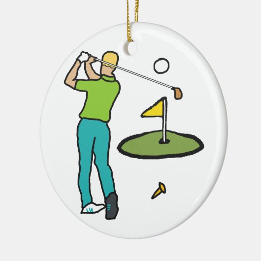 Golf Keramik Ornament (Links)