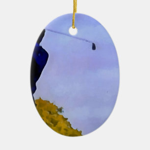 Golf Keramikornament