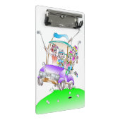 GOLF-KERBE-KLEMMBRETT MINI KLEMMBRETT (Schrägansicht)