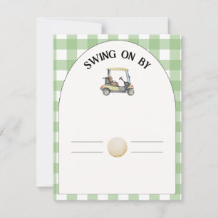 Golf Kindergeburtstag Party Einladung