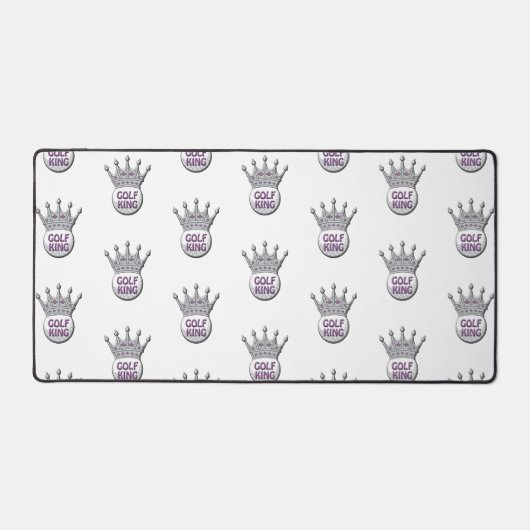 Golf King Father's Day Dadism Geschenk Schreibtischunterlage (Vorderseite)