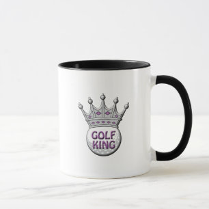 Golf King Father's Day Dadism Geschenk Tasse