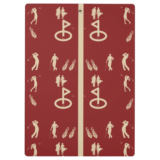 Golf Klemmbrett (Rückseite)