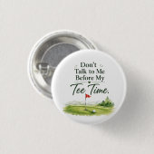 Golf Knopf Pin Sassy Golfer Humor Geschenk Button (Vorne & Hinten)