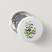 Golf Knopf Pin Sassy Golfer Humor Geschenk Button (Vorne & Hinten)