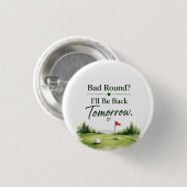 Golf Knopf Pin Sassy Golfer Humor Geschenk Button (Vorne & Hinten)