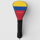 Golf Kolumbien & Kolumbien Flagge /Golf Clubs Abde Golf Headcover (Vorderseite)