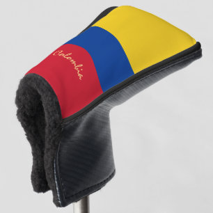 Golf Kolumbien & Kolumbien Flagge /Golf Clubs Cove Headcover
