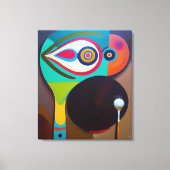 Golf-Komposition - Großbildlackierung Print Leinwanddruck (Vorderseite)