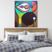 Golf-Komposition - Großbildlackierung Print Leinwanddruck (Insitu (Schlafzimmer))