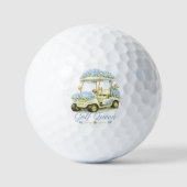 Golf Königin Florale Fairway Golfbälle (Vorderseite)