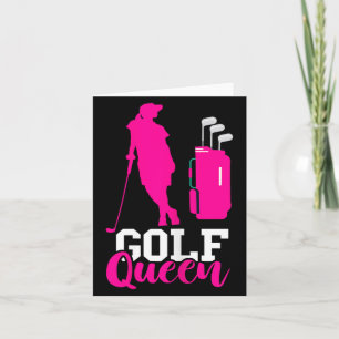 Golf Königin Golferin Golfspielerin Golfspielerin  Karte