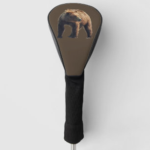 Golf-Kopf-Abdeckung mit Grizzlybären Golf Headcover