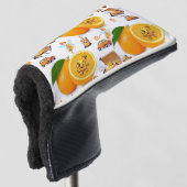 Golf Kopfbedeckung Orange Früchte Kerzen Fee Headcover (3/4 Vorderseite)