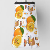 Golf Kopfbedeckung Orange Früchte Kerzen Fee Headcover (Rotieren 90)