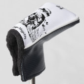 Golf Kopfbedeckung, Putter. Headcover (3/4 Vorderseite)