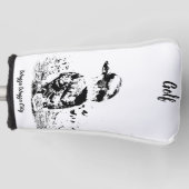 Golf Kopfbedeckung, Putter. Headcover (Vorderseite)