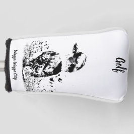 Golf Kopfbedeckung, Putter. Headcover