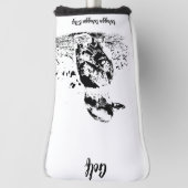 Golf Kopfbedeckung, Putter. Headcover (Rotieren 90)