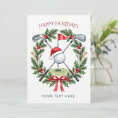 Golf Kranz Bogen Weihnachten (Stehend Vorderseite)