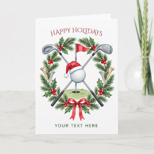 Golf Kranz Schleife Weihnachten