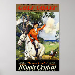 Golf-Küste ~ Panama Limited Poster