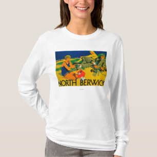 Golf-Küsten-förderndes Plakat T-Shirt