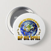 Golf-Küsten-Ölpest Button (Vorne & Hinten)