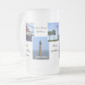 Golf-Küstenleuchttürme Mattglas Bierglas (Vorderseite Links)