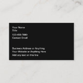 Golf Landschaftlich Business Cards Visitenkarte (Rückseite)