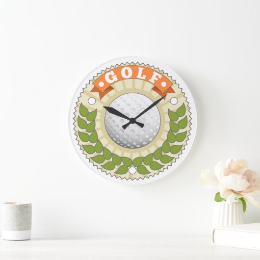 Golf Large Clock Große Wanduhr (Zuhause)