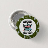 Golf Lass Par Tee mit Golfwagen Button (Vorne & Hinten)