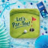 Golf Lass-uns-Par-Tee-Putting-Green-Party Pappteller (Party)
