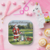 Golf Lass's Par tee Weihnachten Gedicht für Golfer Pappteller (Party)