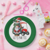 Golf Lass's Par tee Weihnachten Gedicht für Golfer Pappteller (Party)