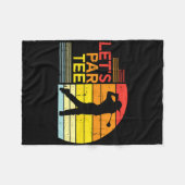 Golf lässt Par Tee lustiger Golfspieler Dad Männer Fleecedecke (Vorderseite (Horizontal))