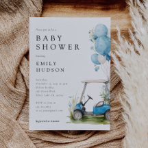Golf Lasst uns Par-tee feiern Jungen-Baby-Party