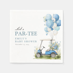 Golf Lasst uns Par-tee feiern Jungen-Baby-Party Serviette