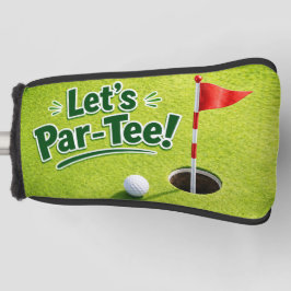 Golf Lasst uns Par-Tee Putting Green Party feiern Headcover