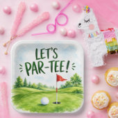 Golf Lasst uns Par-Tee Putting Green Party  Pappteller (Party)