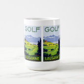 Golf ~ Lausanne Kaffeetasse (Mittel)