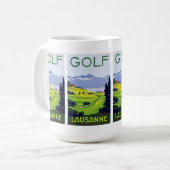 Golf ~ Lausanne Kaffeetasse (Vorderseite Links)