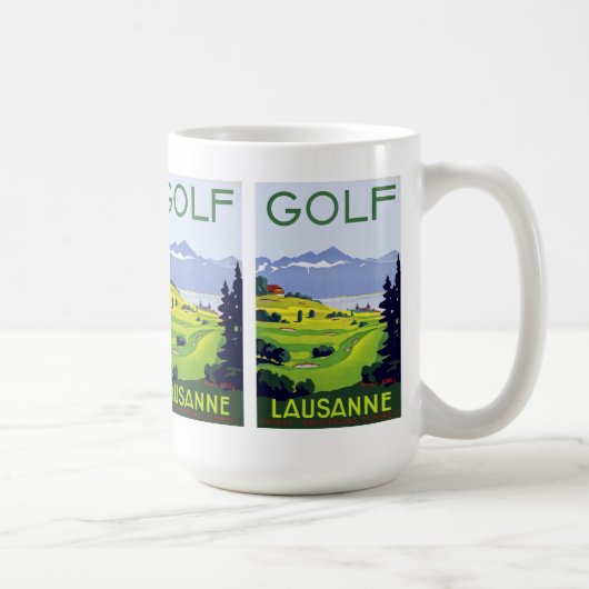 Golf ~ Lausanne Kaffeetasse (Rechts)