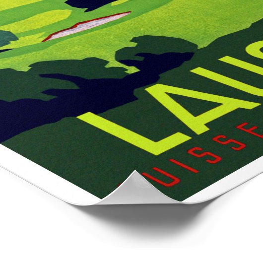 Golf ~ Lausanne Poster (Ecke)